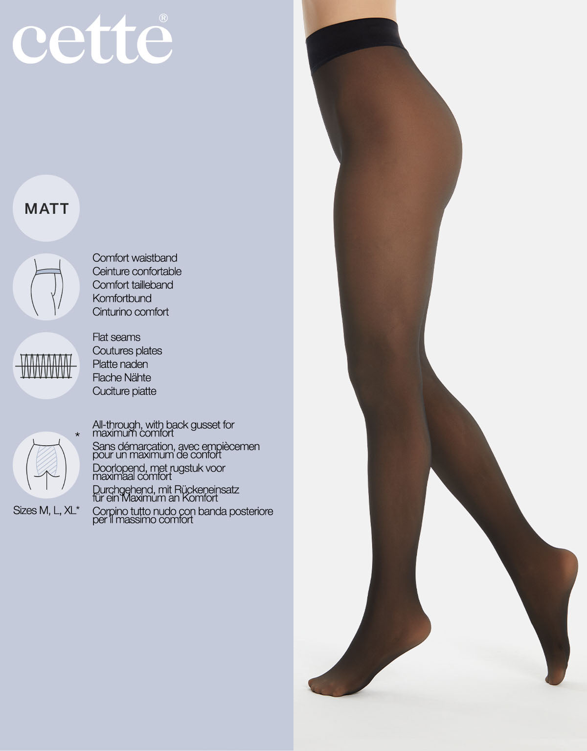 Nude look - tvöfaldar 80 den