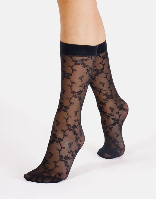 MIMOSA - blóma ökklasokkar